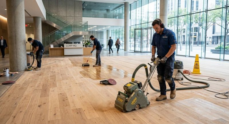 Our team working on Flooring Service projects in Loudoun County, VA