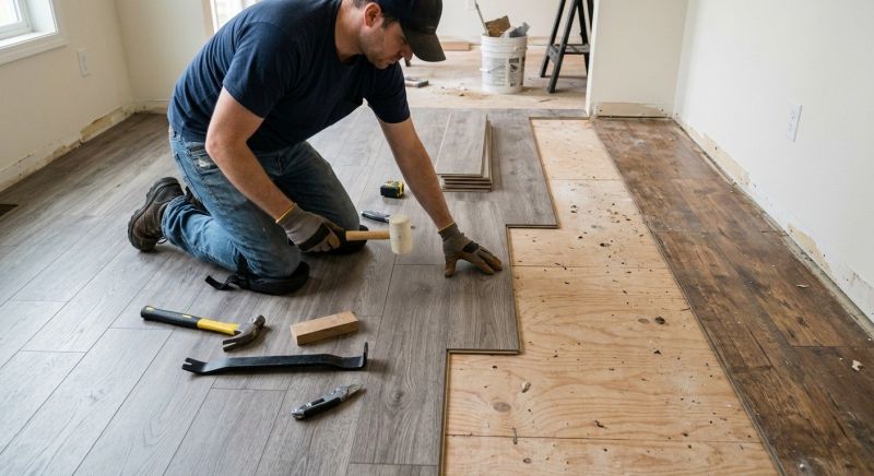 Laminate Floor Replacement in Ashton, MD