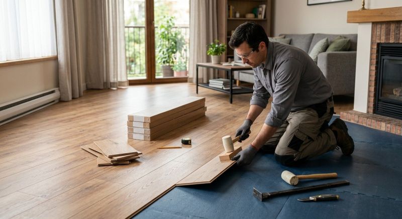 Laminate Floor Replacement in Falls Church, VA