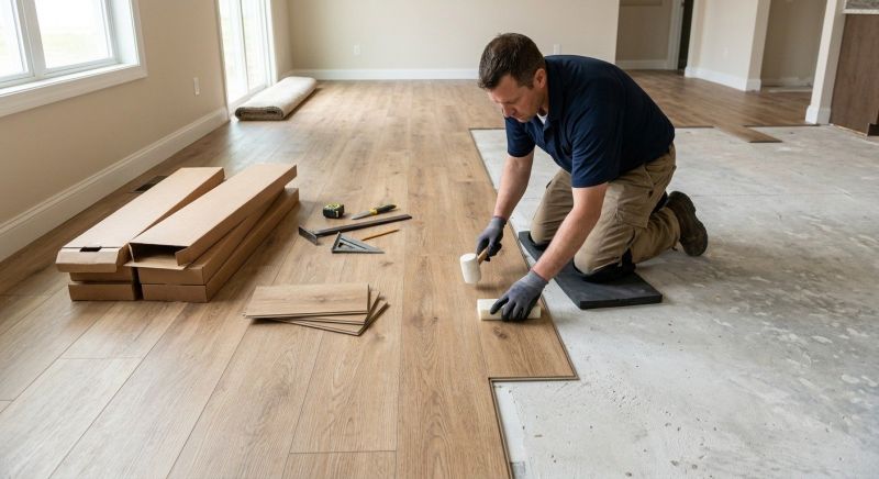 Luxury Vinyl Tile Installation in Loudoun County, VA