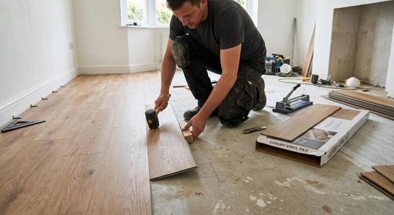 Luxury Vinyl Tile Installation in Silver Spring, MD