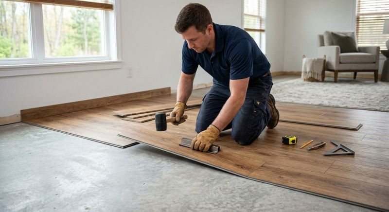 Luxury Vinyl Tile Installation in Upperville, VA