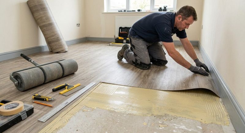 Sheet Flooring Installation in Herndon, VA