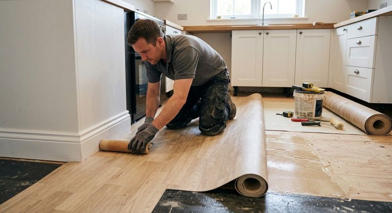 Sheet Linoleum Installation in Aldie, VA