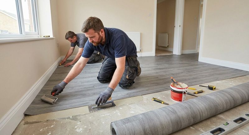 Sheet Linoleum Installation in Olney, MD