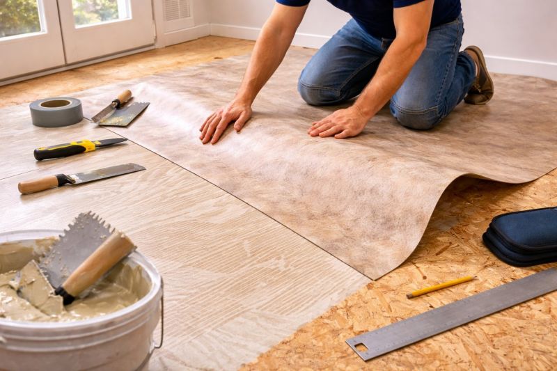 Sheet Vinyl Installation in Haymarket, VA