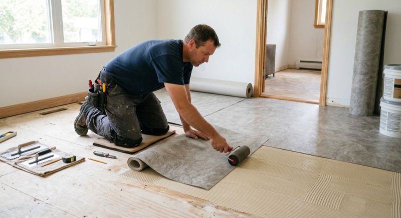 Sheet Vinyl Installation in Vienna, VA