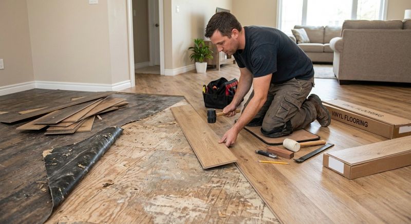 Vinyl Flooring Installation in Montgomery Village, MD