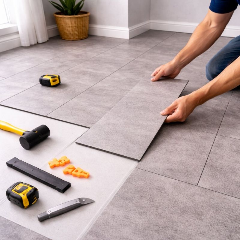 Vinyl Tile Replacement in Loudoun County, VA